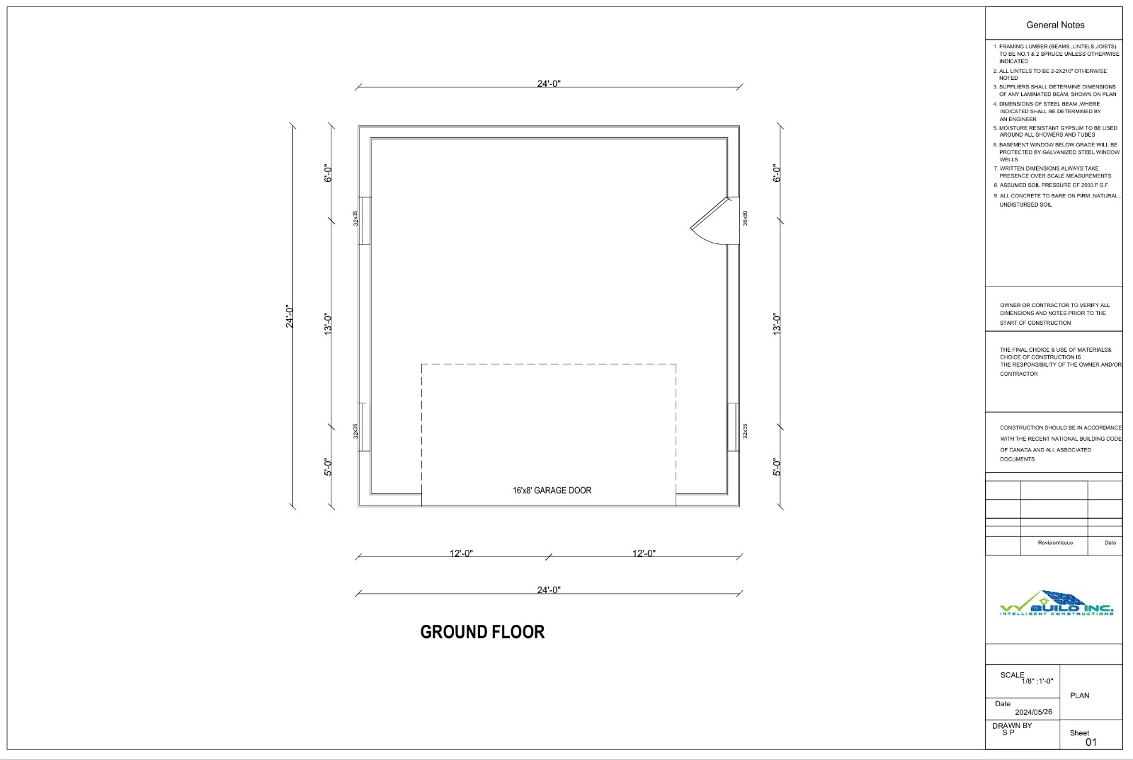 Floor plan drawing