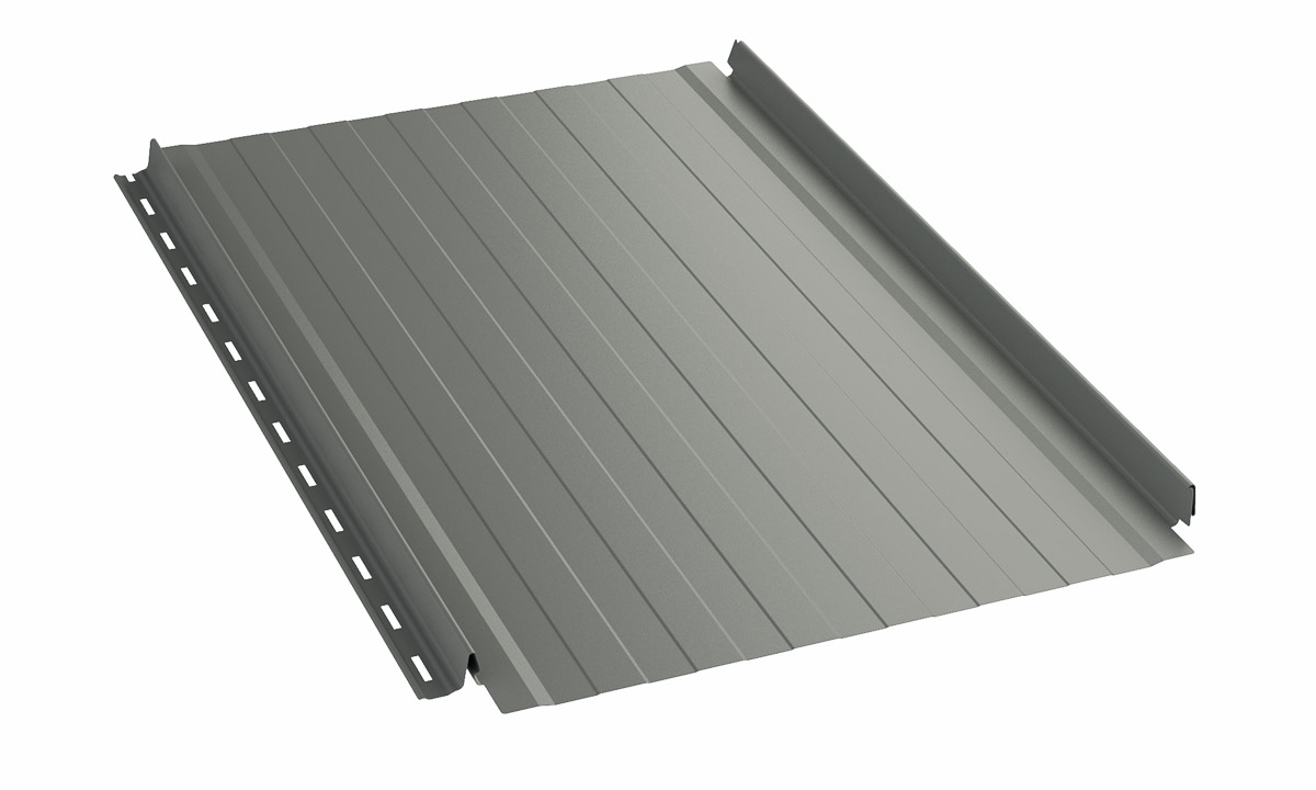 Snap Lock standing seam roof on a contemporary house — VY Build
