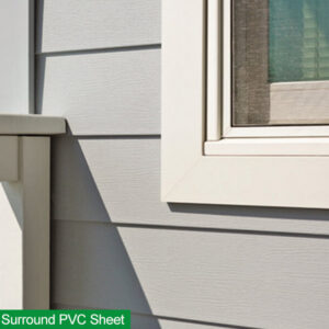 Cellular PVC sheet window surround