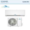 VY Build VY-12S standard mini split heat pump, 12,000 BTU, heats to −25 C